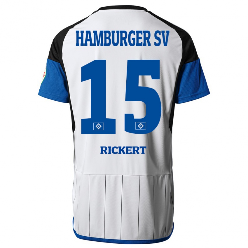 Herren Manja Rickert #15 Weiß Heimtrikot Trikot 2023/24 T-Shirt