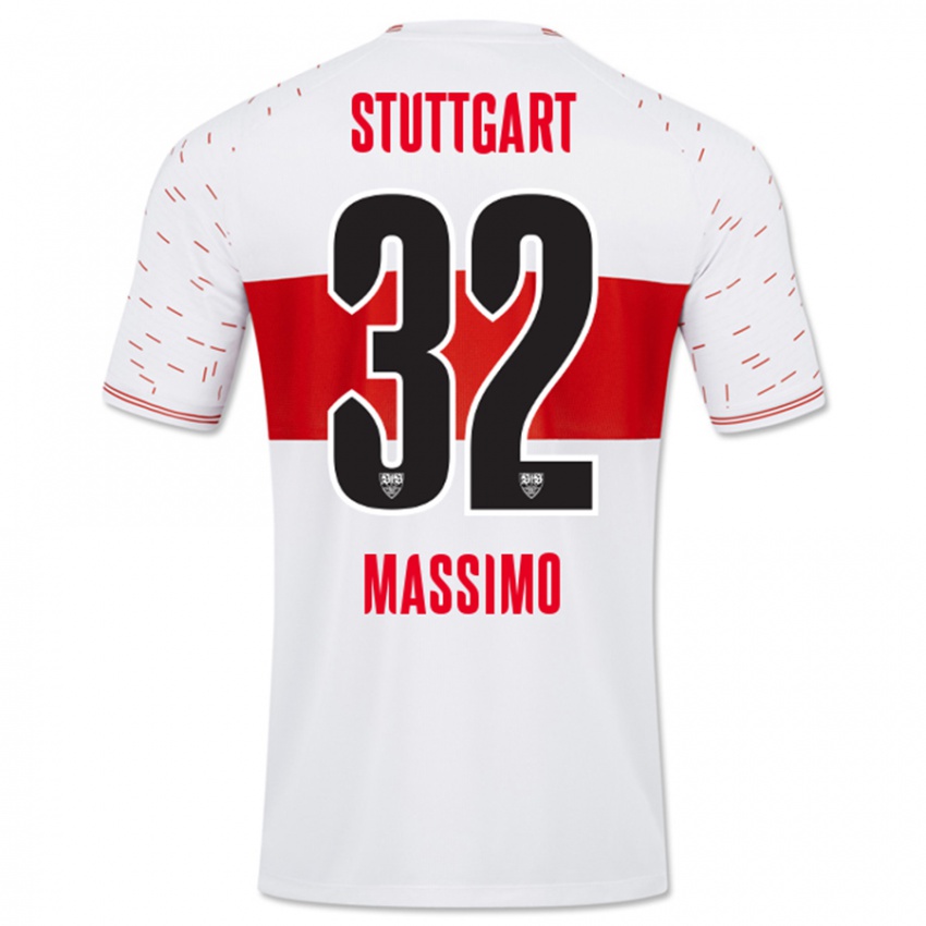 Herren Roberto Massimo #32 Weiß Heimtrikot Trikot 2023/24 T-Shirt