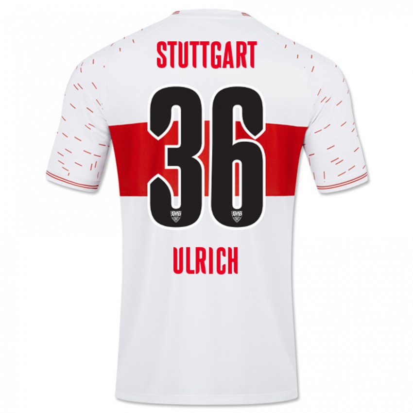 Herren Laurin Ulrich #36 Weiß Heimtrikot Trikot 2023/24 T-Shirt