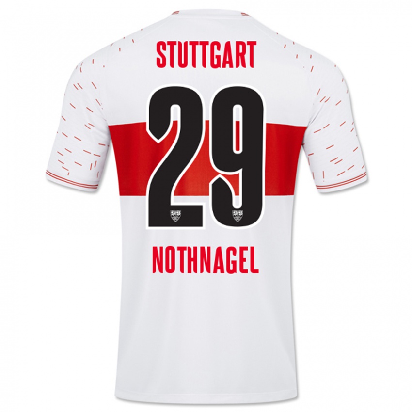 Herren Dominik Nothnagel #29 Weiß Heimtrikot Trikot 2023/24 T-Shirt