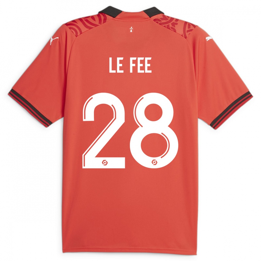 Herren Enzo Le Fée #28 Rot Heimtrikot Trikot 2023/24 T-Shirt