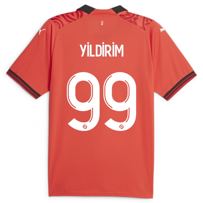 Herren Bertuğ Yıldırım #99 Rot Heimtrikot Trikot 2023/24 T-Shirt