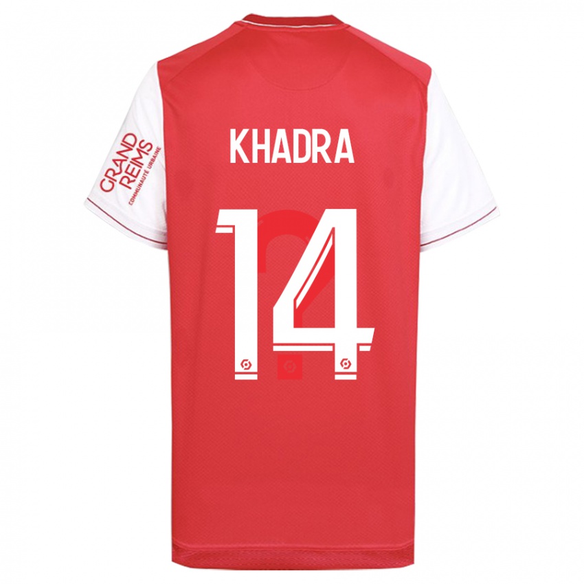 Herren Reda Khadra #14 Rot Heimtrikot Trikot 2023/24 T-Shirt