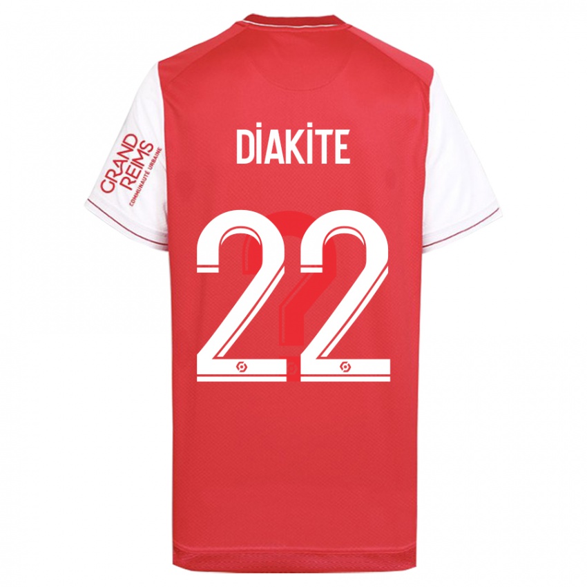 Herren Oumar Diakité #22 Rot Heimtrikot Trikot 2023/24 T-Shirt