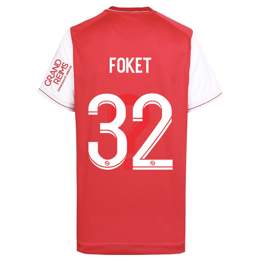 Herren Thomas Foket #32 Rot Heimtrikot Trikot 2023/24 T-Shirt