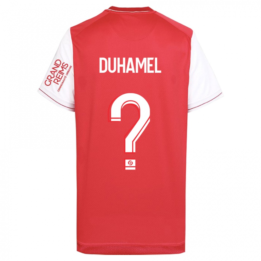 Herren Lino Duhamel #0 Rot Heimtrikot Trikot 2023/24 T-Shirt