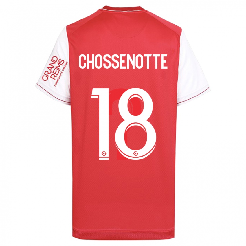 Herren Shana Chossenotte #18 Rot Heimtrikot Trikot 2023/24 T-Shirt