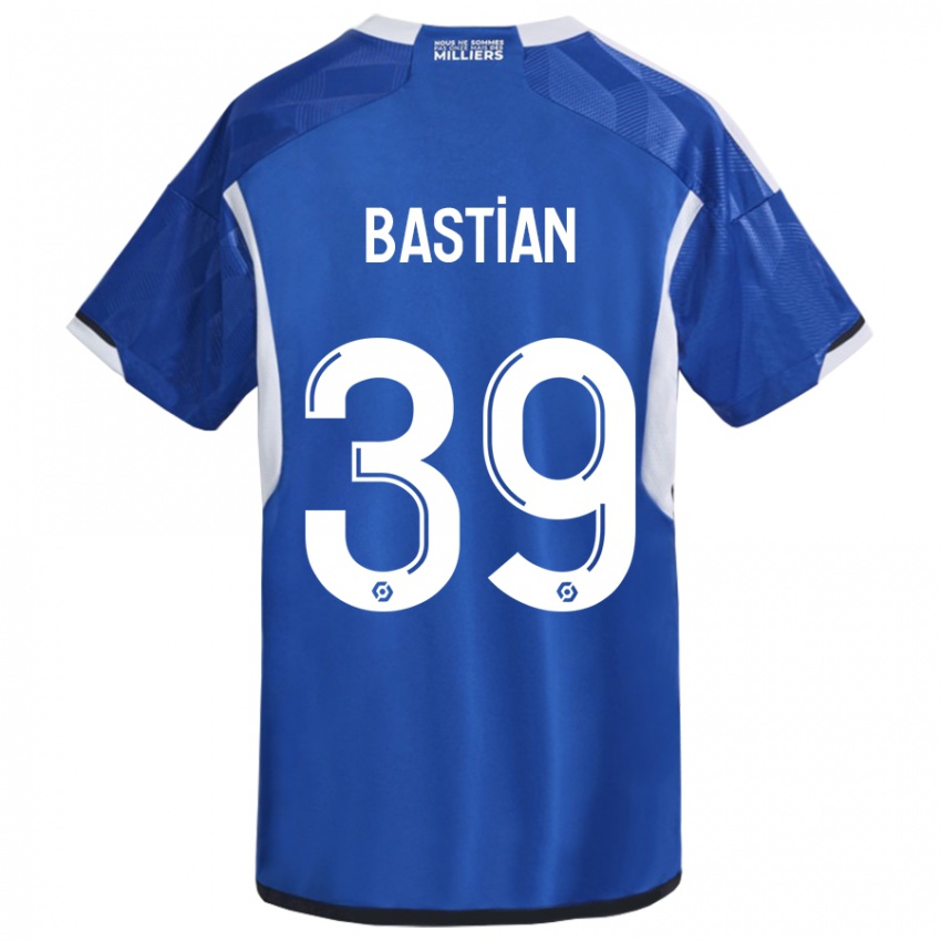 Herren Maxime Bastian #39 Blau Heimtrikot Trikot 2023/24 T-Shirt