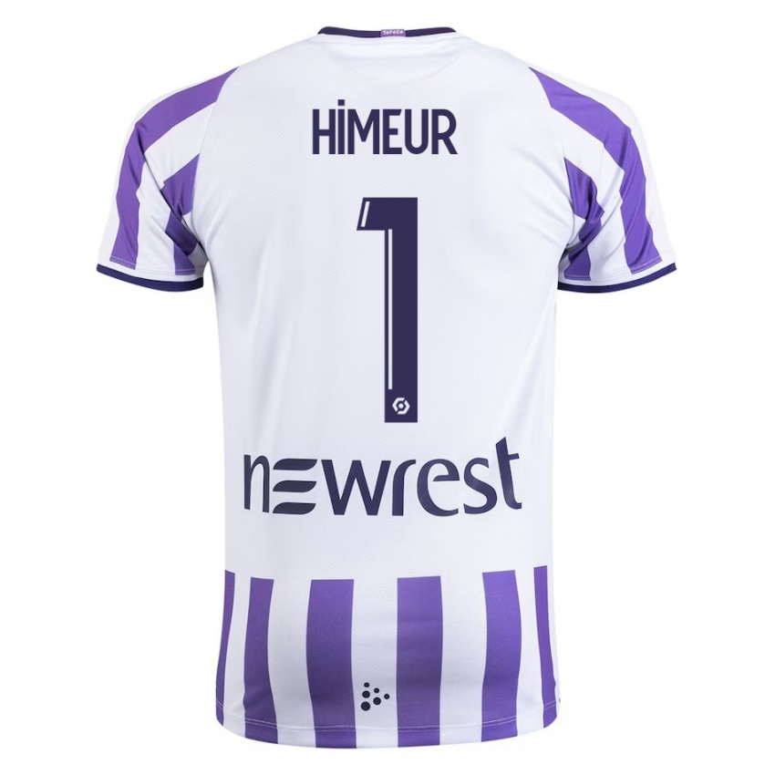 Herren Thomas Himeur #1 Weiß Heimtrikot Trikot 2023/24 T-Shirt