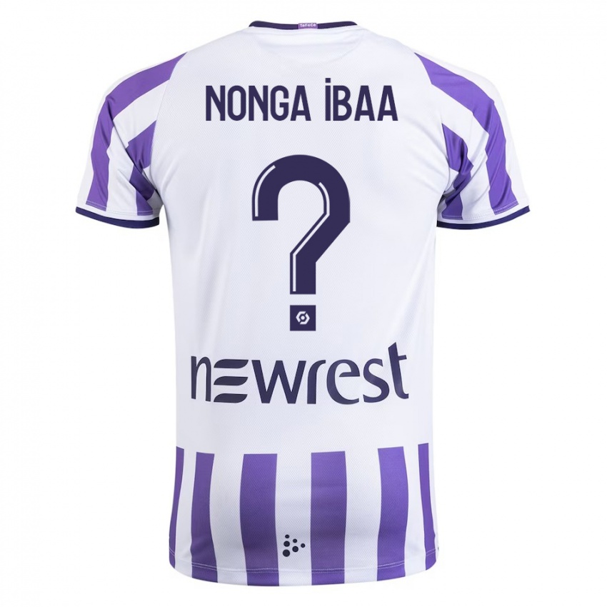 Herren Alou Nonga Ibaa #0 Weiß Heimtrikot Trikot 2023/24 T-Shirt