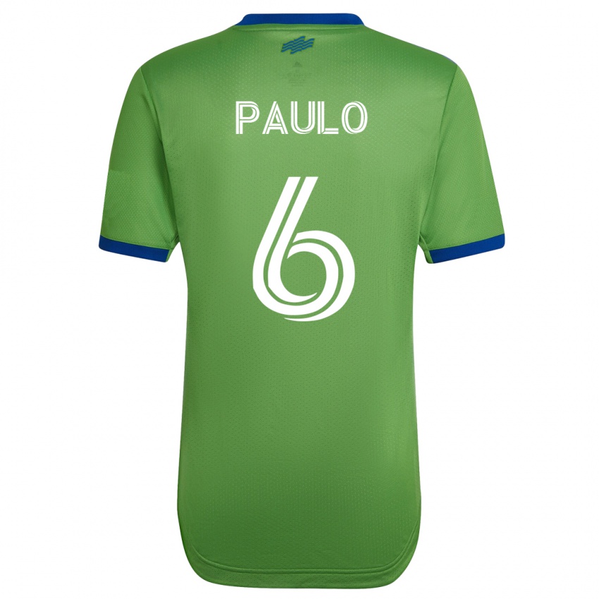 Herren João Paulo #6 Grün Heimtrikot Trikot 2023/24 T-Shirt