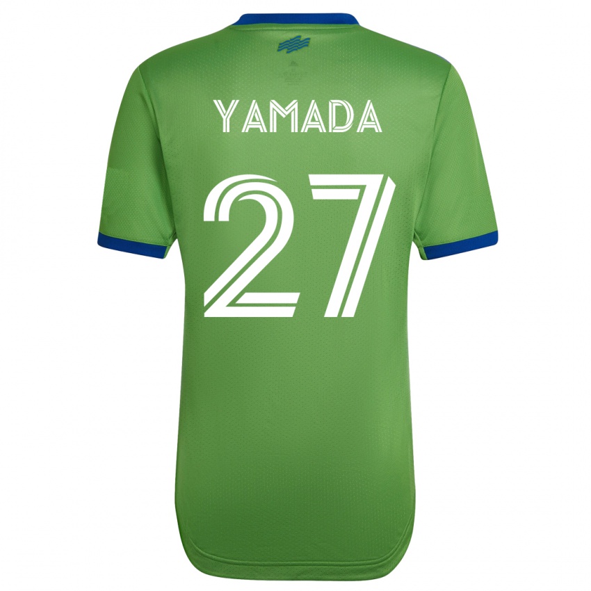 Herren Hikari Yamada #27 Grün Heimtrikot Trikot 2023/24 T-Shirt
