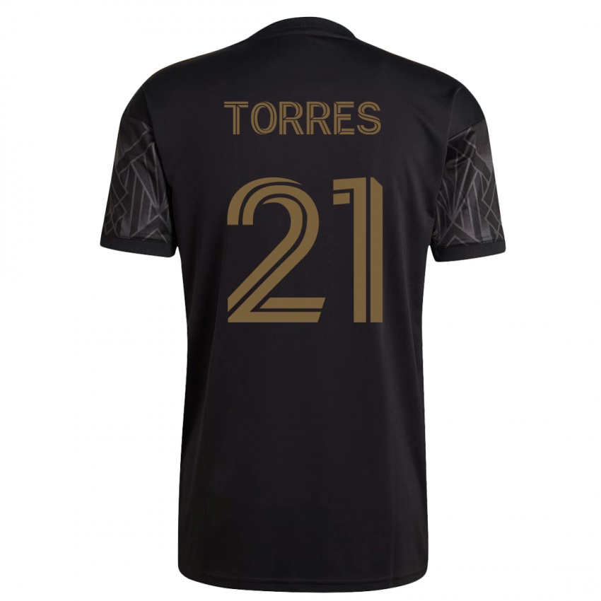 Herren Christian Torres #21 Schwarz Heimtrikot Trikot 2023/24 T-Shirt