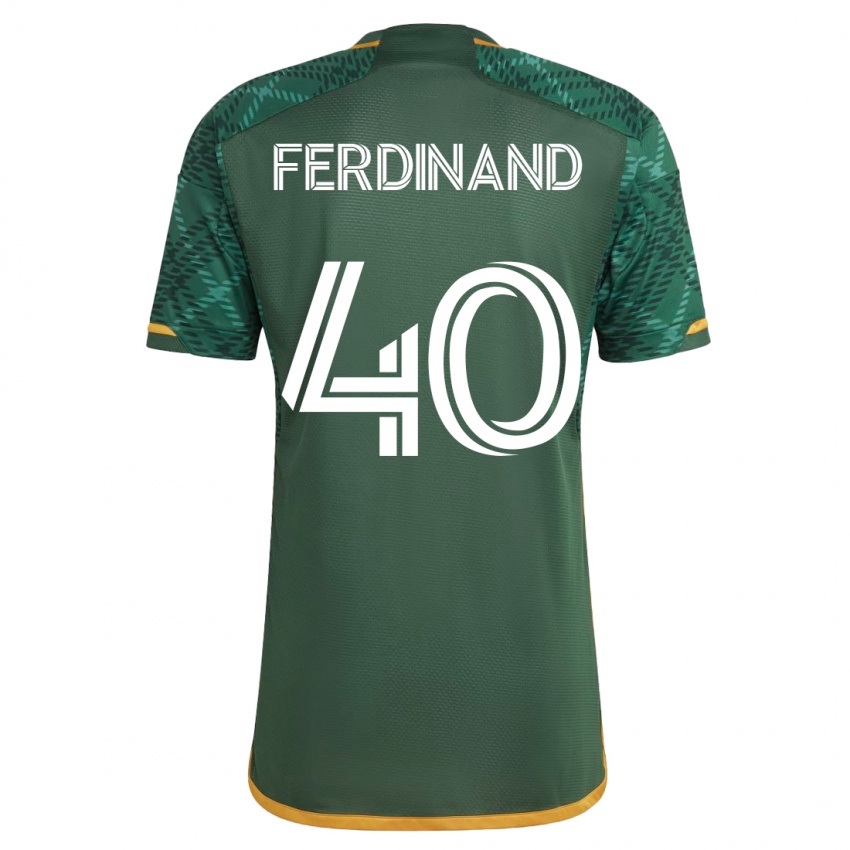 Herren Keesean Ferdinand #40 Grün Heimtrikot Trikot 2023/24 T-Shirt