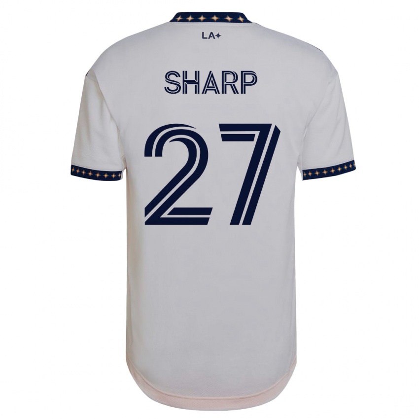 Herren Billy Sharp #27 Weiß Heimtrikot Trikot 2023/24 T-Shirt