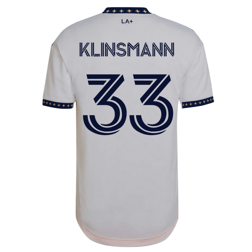 Herren Jonathan Klinsmann #33 Weiß Heimtrikot Trikot 2023/24 T-Shirt