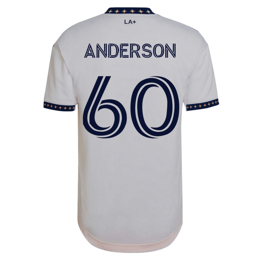 Herren Nolan Anderson #60 Weiß Heimtrikot Trikot 2023/24 T-Shirt