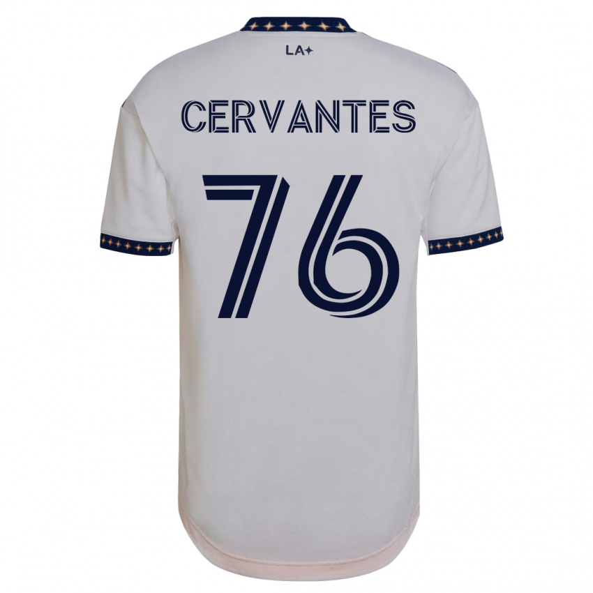 Herren Aaron Cervantes #76 Weiß Heimtrikot Trikot 2023/24 T-Shirt