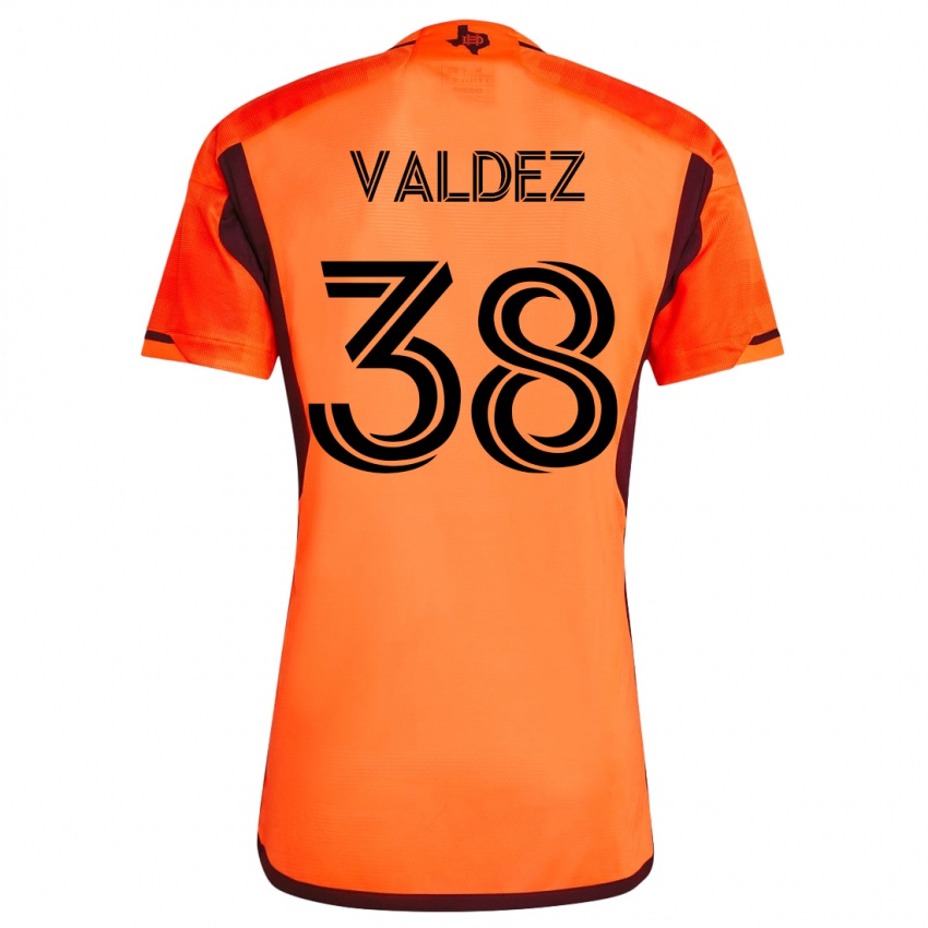 Herren Xavier Valdez #38 Orangefarben Heimtrikot Trikot 2023/24 T-Shirt