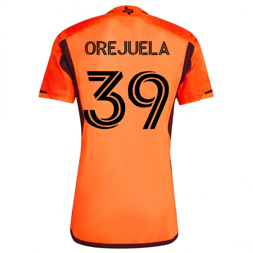 Herren Jesus Orejuela #39 Orangefarben Heimtrikot Trikot 2023/24 T-Shirt