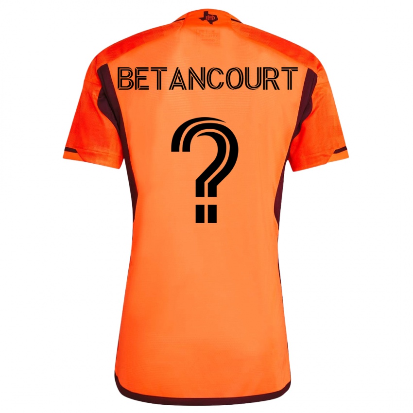 Herren Noah Betancourt #0 Orangefarben Heimtrikot Trikot 2023/24 T-Shirt