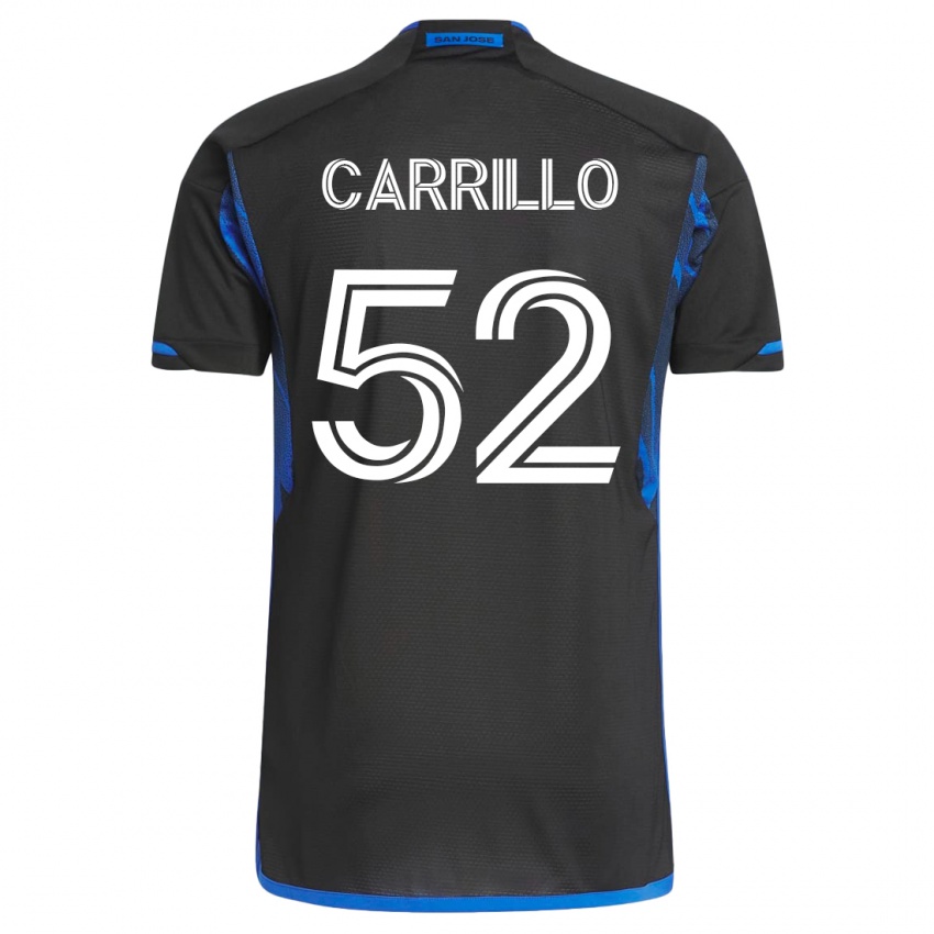 Herren Israel Carrillo #52 Blau Schwarz Heimtrikot Trikot 2023/24 T-Shirt