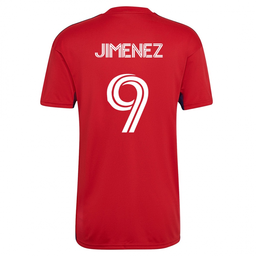 Herren Jesús Jiménez #9 Rot Heimtrikot Trikot 2023/24 T-Shirt