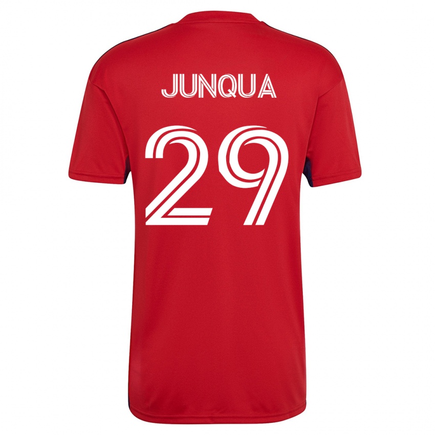 Herren Sam Junqua #29 Rot Heimtrikot Trikot 2023/24 T-Shirt