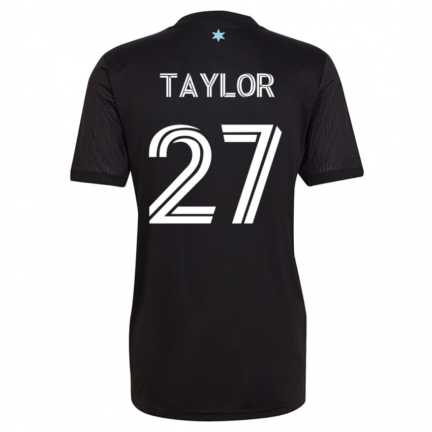 Herren D.j. Taylor #27 Schwarz Heimtrikot Trikot 2023/24 T-Shirt