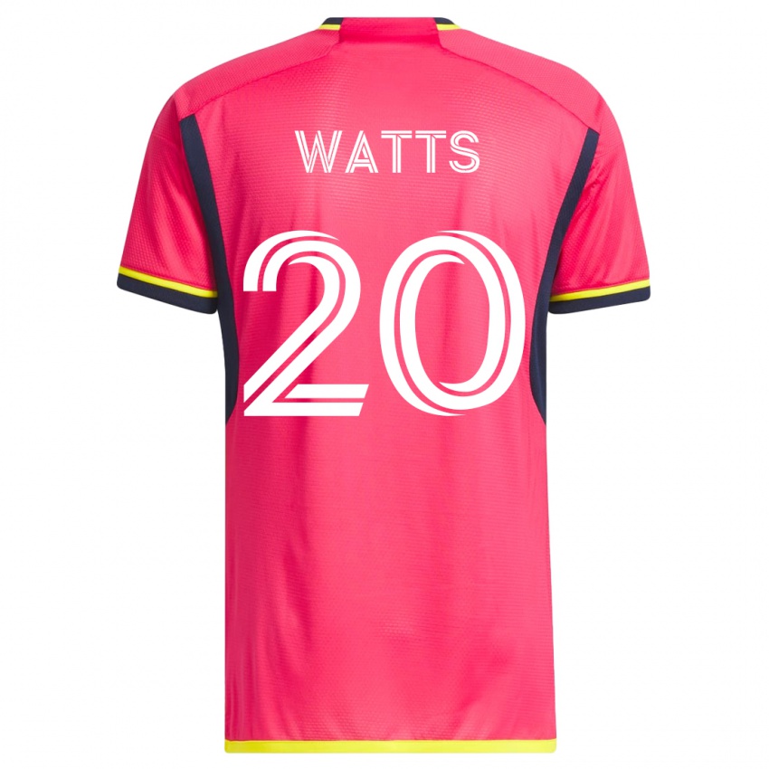 Herren Akil Watts #20 Rosa Heimtrikot Trikot 2023/24 T-Shirt
