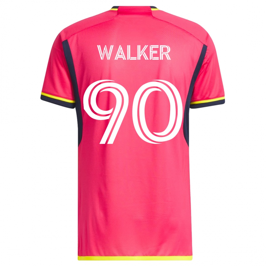 Herren Eric Walker #90 Rosa Heimtrikot Trikot 2023/24 T-Shirt