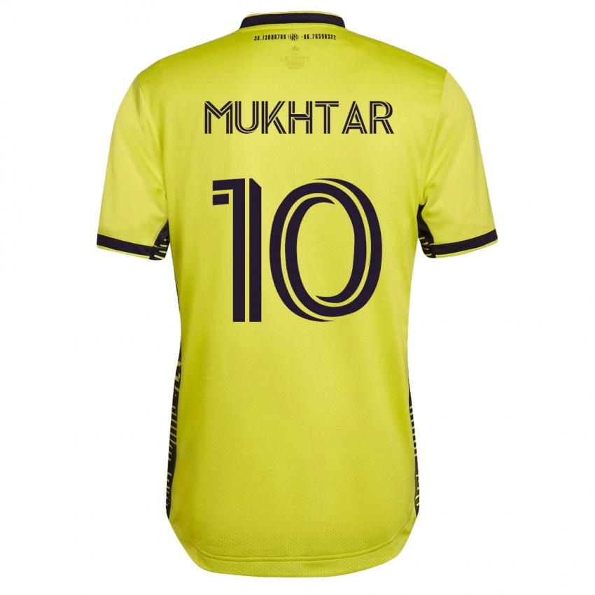 Herren Hany Mukhtar #10 Gelb Heimtrikot Trikot 2023/24 T-Shirt