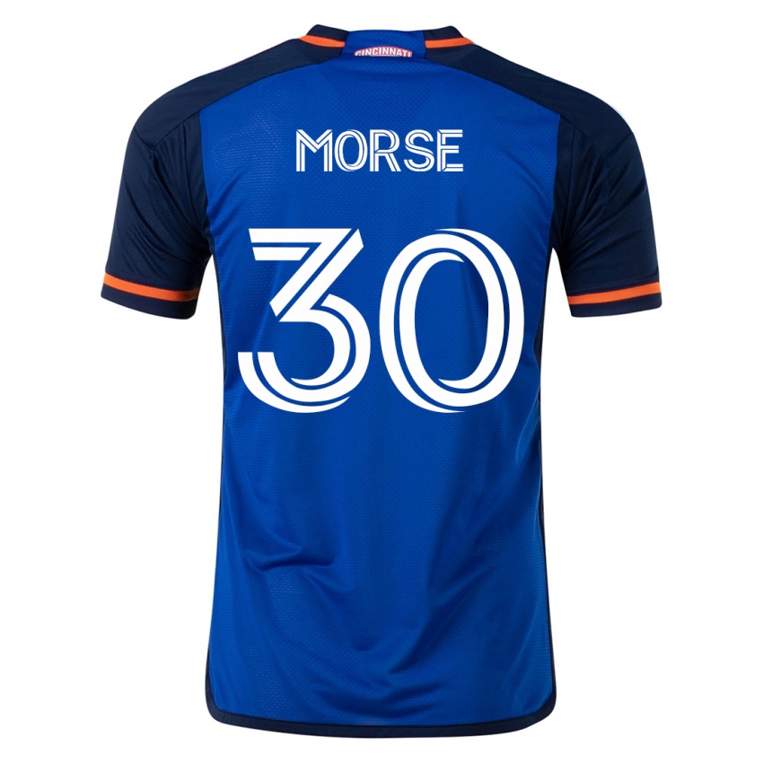 Herren Hunter Morse #30 Blau Heimtrikot Trikot 2023/24 T-Shirt