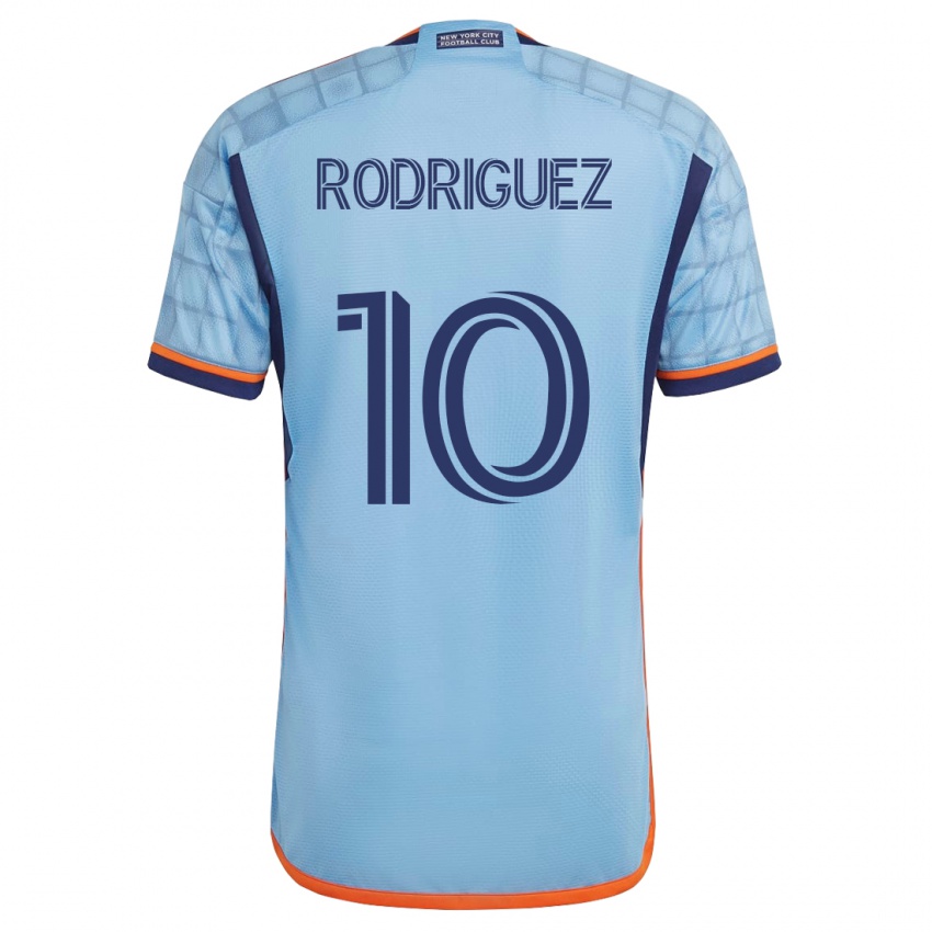 Herren Santiago Rodríguez #10 Blau Heimtrikot Trikot 2023/24 T-Shirt