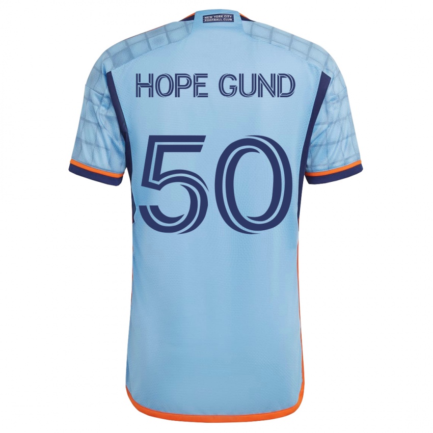 Herren Kofi Hope-Gund #50 Blau Heimtrikot Trikot 2023/24 T-Shirt