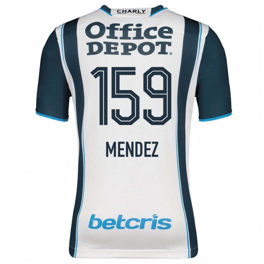 Herren Daniel Méndez #159 Marine Heimtrikot Trikot 2023/24 T-Shirt