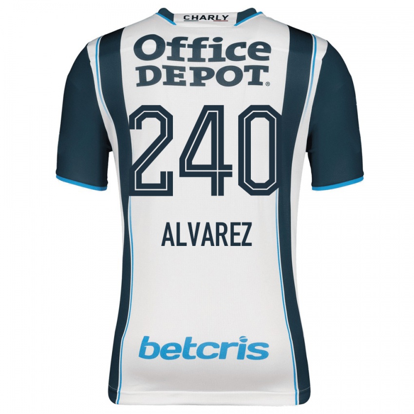 Herren Gael Álvarez #240 Marine Heimtrikot Trikot 2023/24 T-Shirt