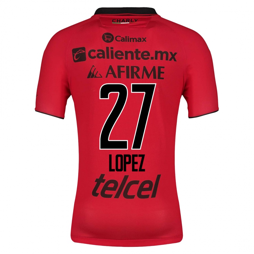 Herren Victoria Lopez #27 Rot Heimtrikot Trikot 2023/24 T-Shirt