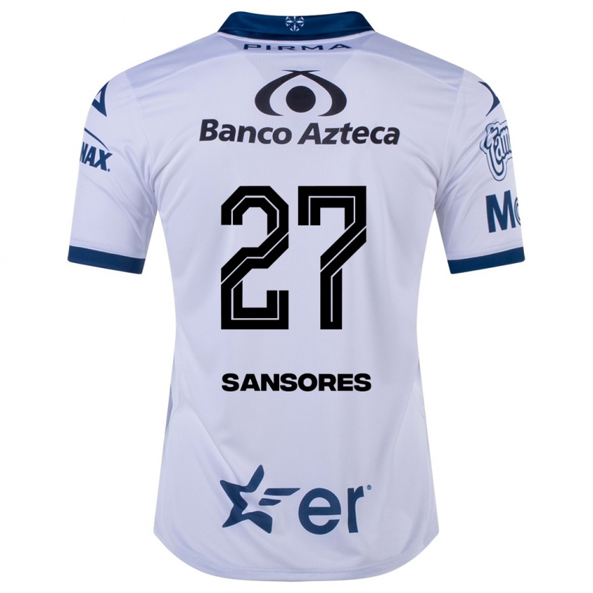 Herren Miguel Sansores #27 Weiß Heimtrikot Trikot 2023/24 T-Shirt