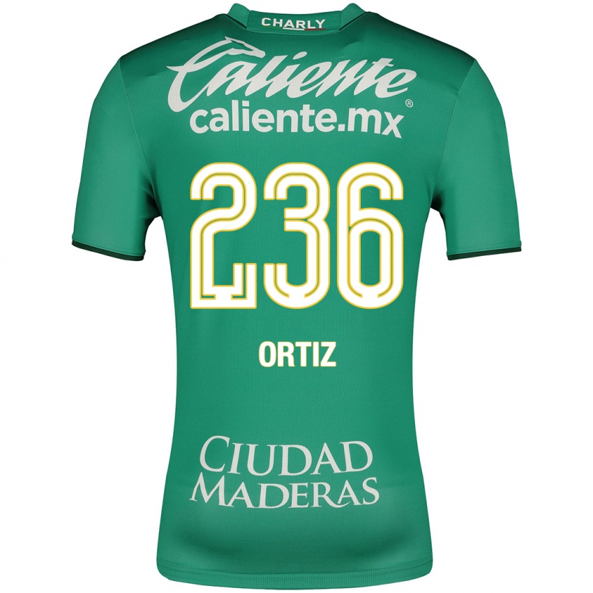 Herren Youssef Ortiz #236 Grün Heimtrikot Trikot 2023/24 T-Shirt