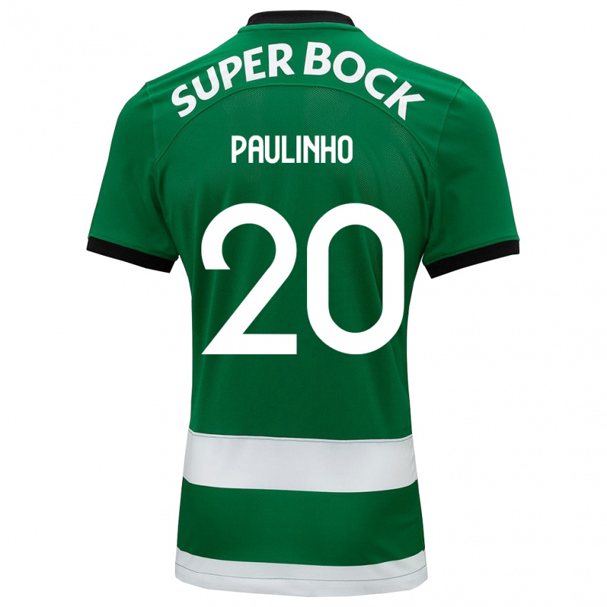 Herren Paulinho #20 Grün Heimtrikot Trikot 2023/24 T-Shirt