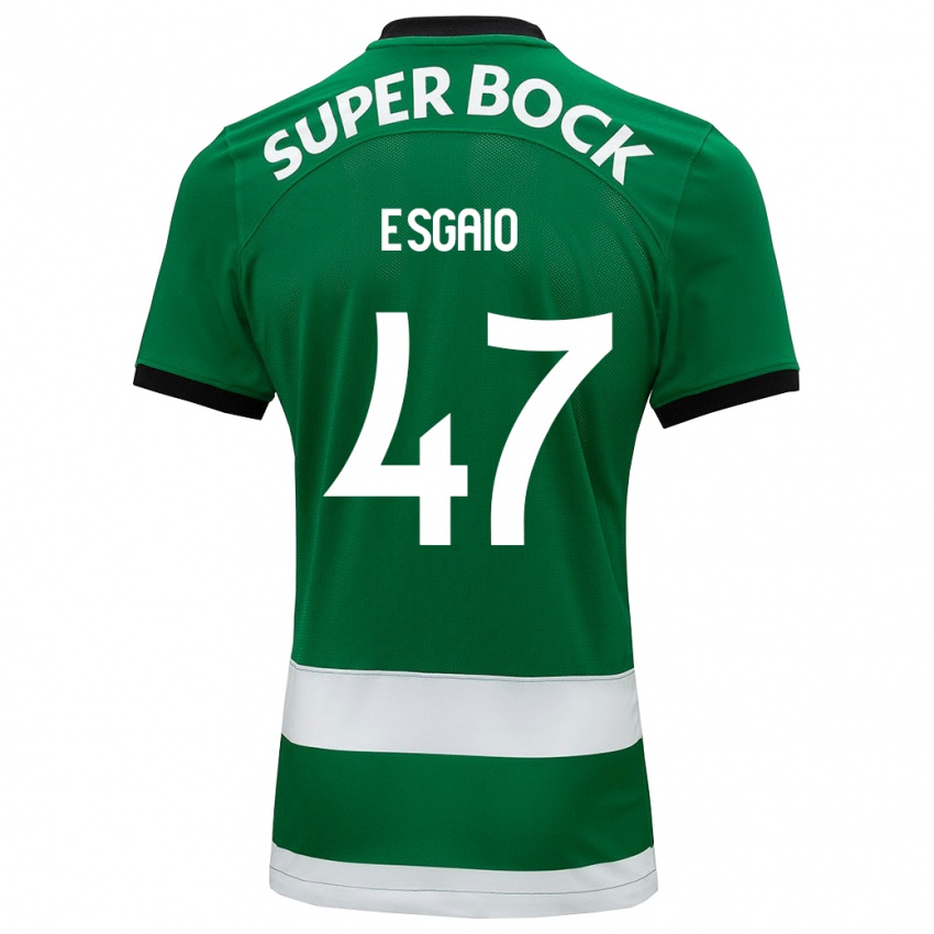 Herren Ricardo Esgaio #47 Grün Heimtrikot Trikot 2023/24 T-Shirt