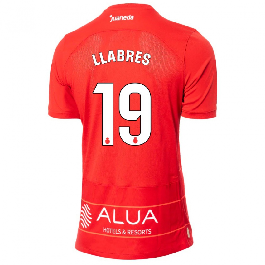 Herren Javi Llabrés #19 Rot Heimtrikot Trikot 2023/24 T-Shirt