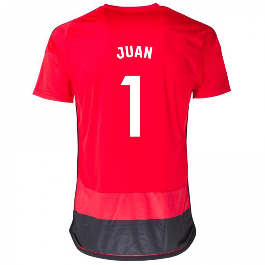 Herren Ramón Juan #1 Rot Schwarz Heimtrikot Trikot 2023/24 T-Shirt