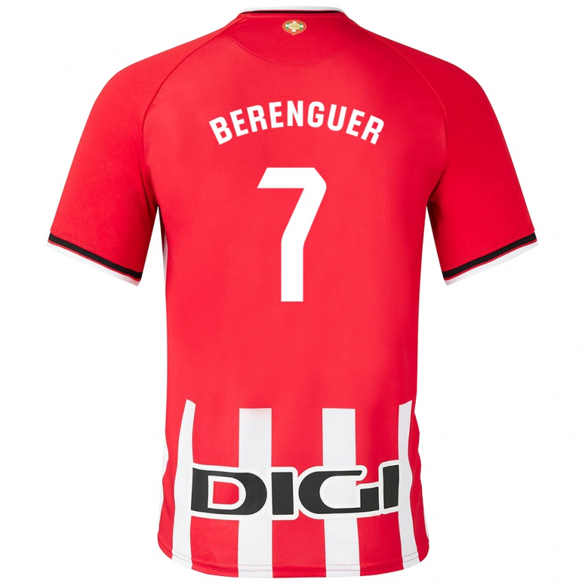 Herren Alex Berenguer #7 Rot Heimtrikot Trikot 2023/24 T-Shirt