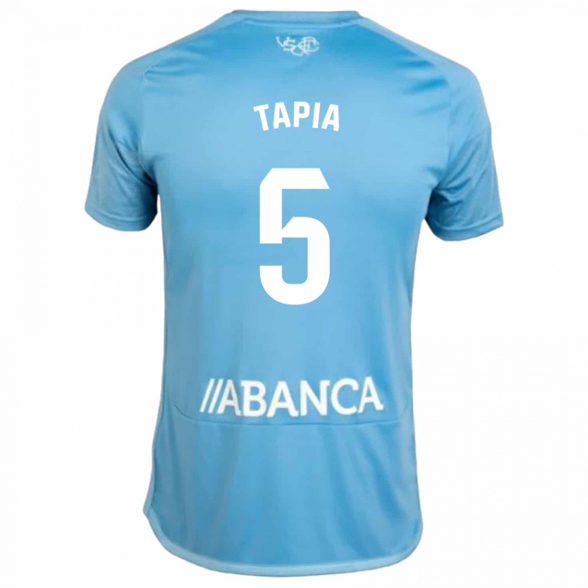Herren Renato Tapia #5 Blau Heimtrikot Trikot 2023/24 T-Shirt