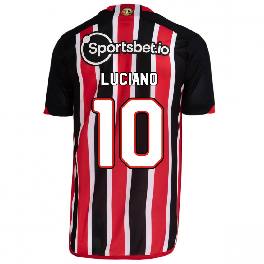 Herren Luciano #10 Blau Rot Auswärtstrikot Trikot 2023/24 T-Shirt