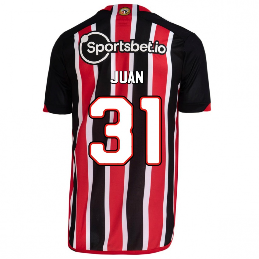 Herren Juan #31 Blau Rot Auswärtstrikot Trikot 2023/24 T-Shirt