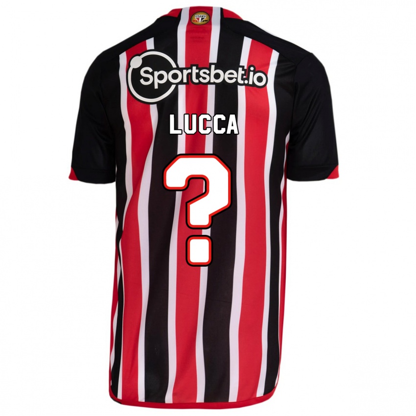 Herren Cauã Lucca #0 Blau Rot Auswärtstrikot Trikot 2023/24 T-Shirt