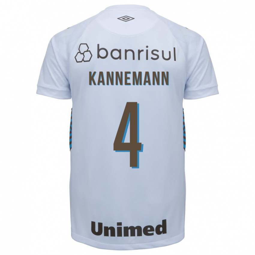 Herren Walter Kannemann #4 Weiß Auswärtstrikot Trikot 2023/24 T-Shirt